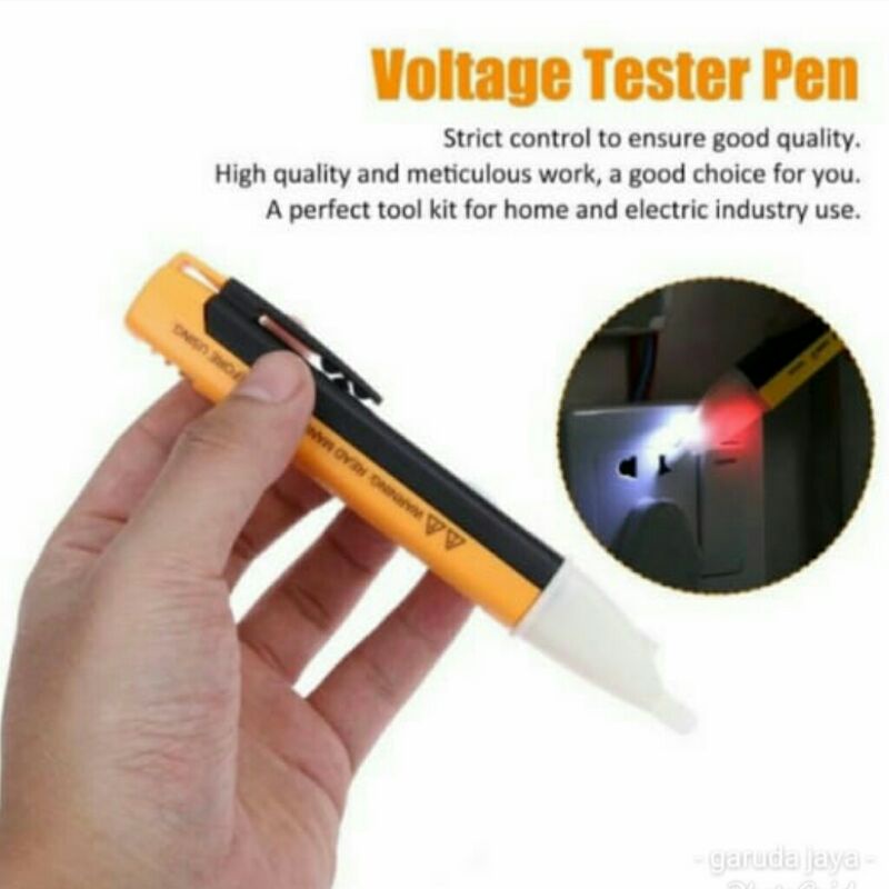 Tespen testpen tespen Detektor arus listrik otomatis bunyi dan nyala FTP111.tes kabel putus  alat te