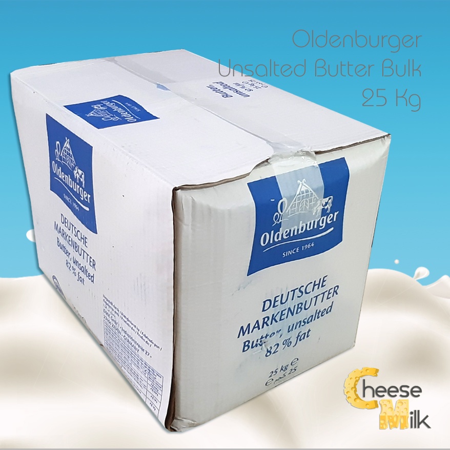 Jual Oldenburger Unsalted Butter 25 Kg Indonesia