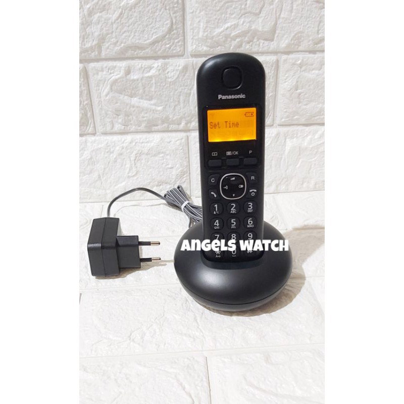 angelswatch telepon panasonic wireless KX-TGB210 hitam original garansi ITCOM