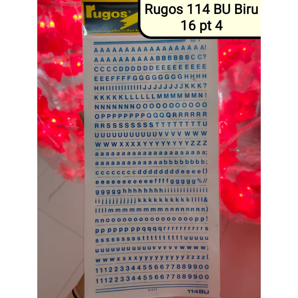 

rugos huruf berwarna kuning biru kode macam 2 lembaran