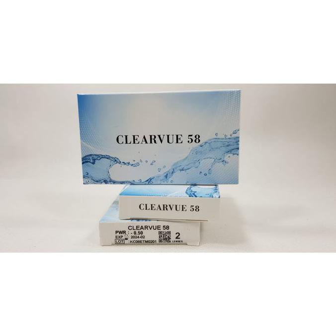 

50Ntrwx Softlens Clearvue 58 / Soflens Bening Minus Clear - Bening, -0.75 02Xrtx05
