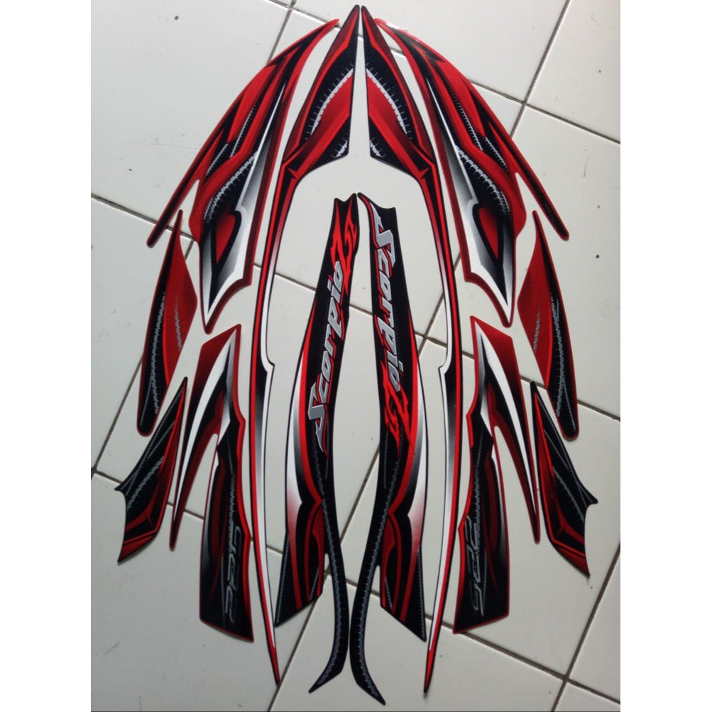 stiker striping yamaha scorpio z 2010