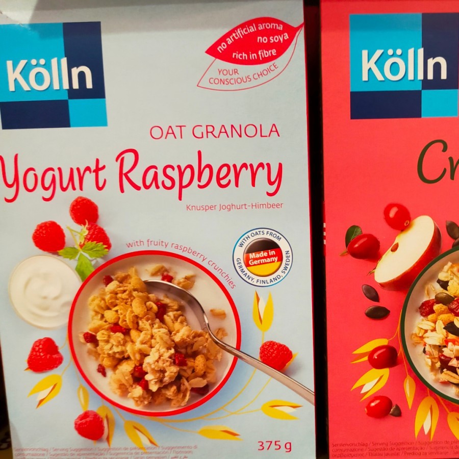 

Kolln Muesli Crunchy Yoghurt Raspberry 375gr