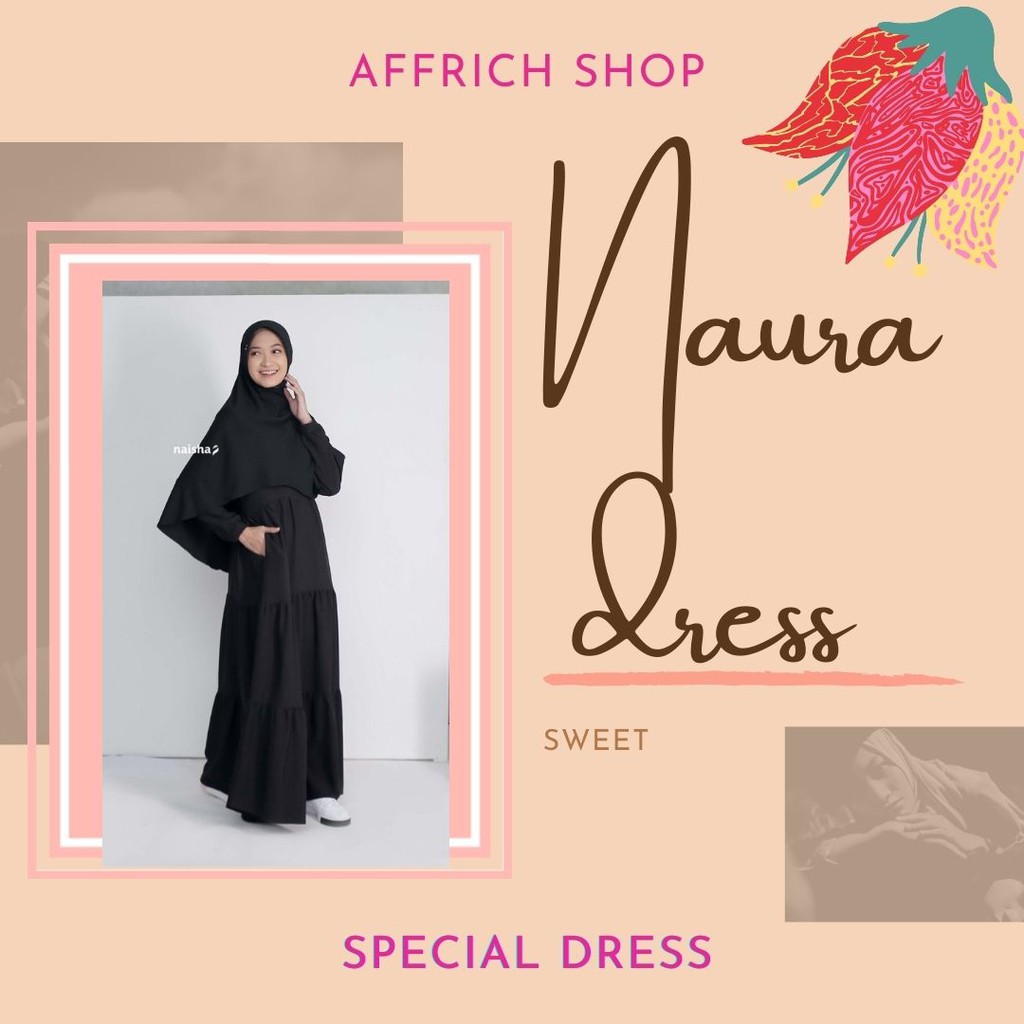 gamis syari- Naura Dress