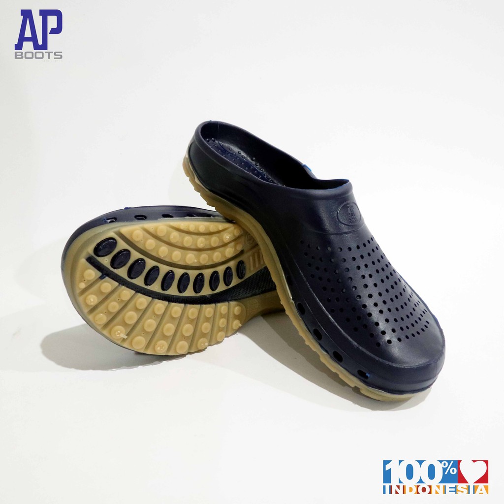 AP CLOGS WARNA 37-42 - SANDAL PRIA CASUAL SANDAL KARET -AP BOOTS