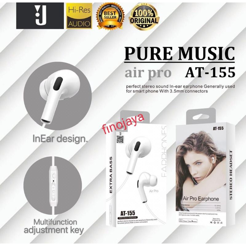 Handfree JBL  J AT-155 +Velume