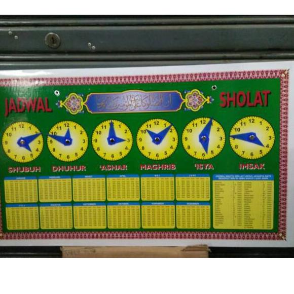 

CUCI GUDANG Papan jadwal shalat manual 592XRZC