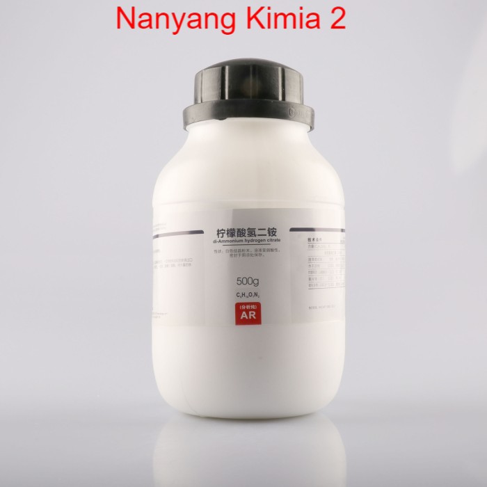 di-Ammonium Hydrogen Citrate, Analytical Reagent (AR) 500g