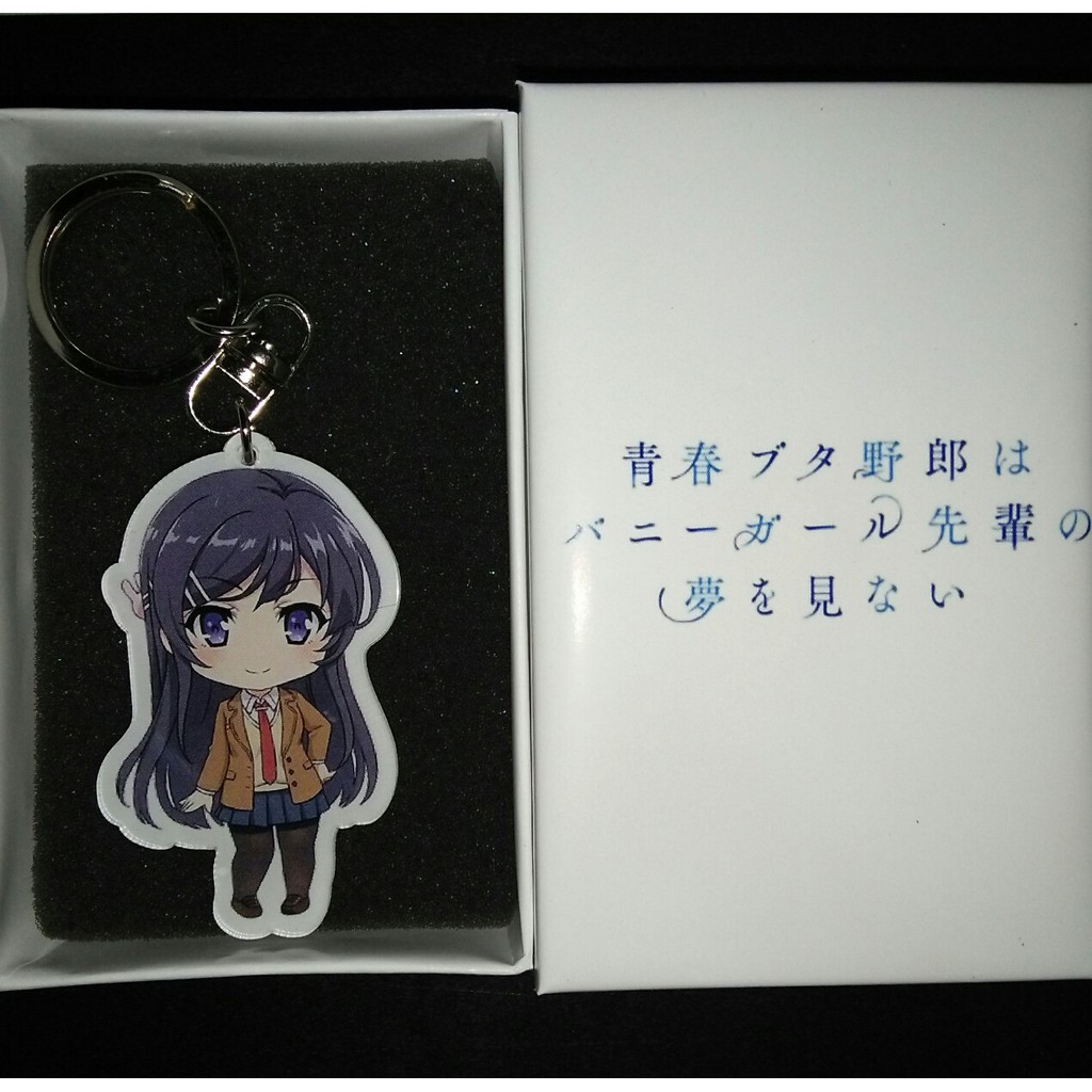 Gantungan Kunci Anime Seishun Buta Yarou Karakter Mai Sakurajima kode B