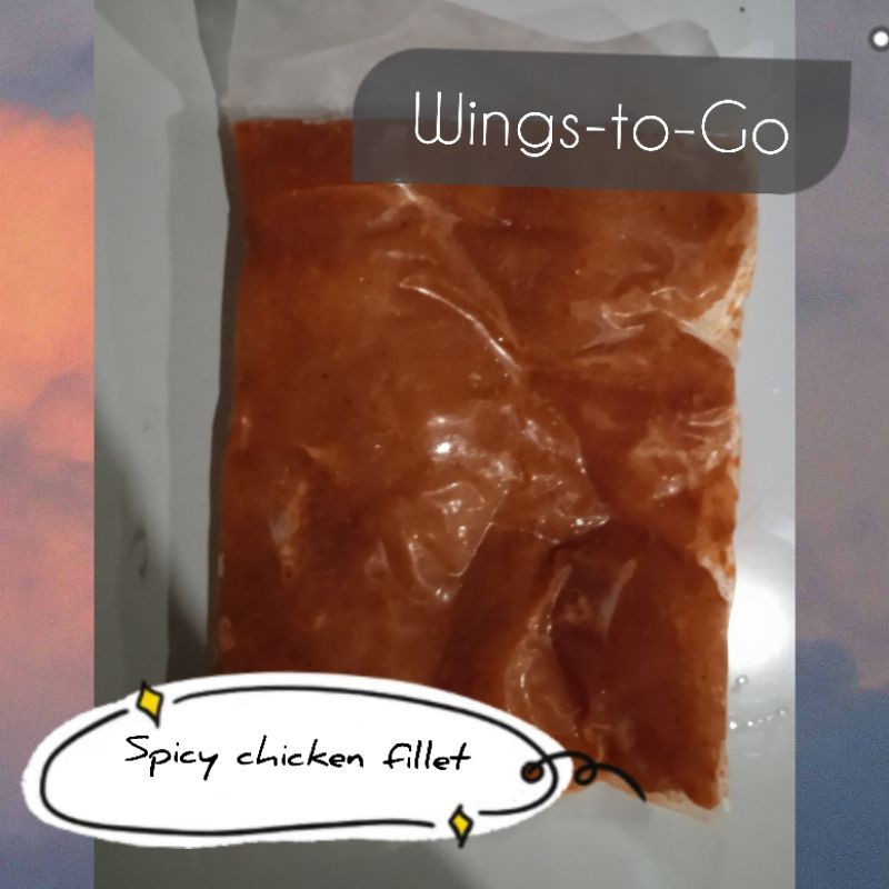 

Wings-to-Go Spicy Chicken Fillet (+/-250gram)