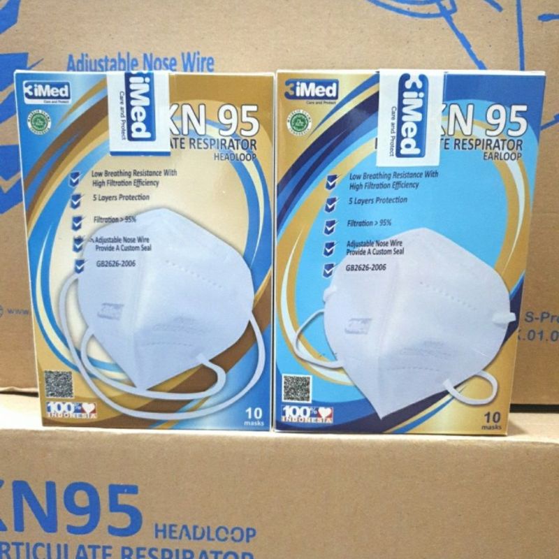 Masker kn95 medis earloop/headloop 3imed