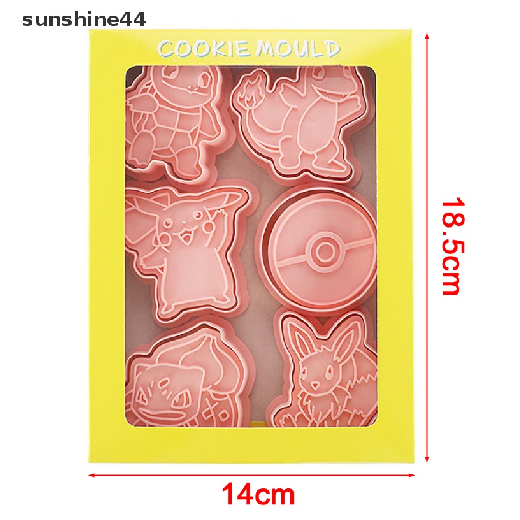 Sunshine Set Cetakan Kue / Biskuit Elektrik Bentuk Tikus 3D Bahan Plastik