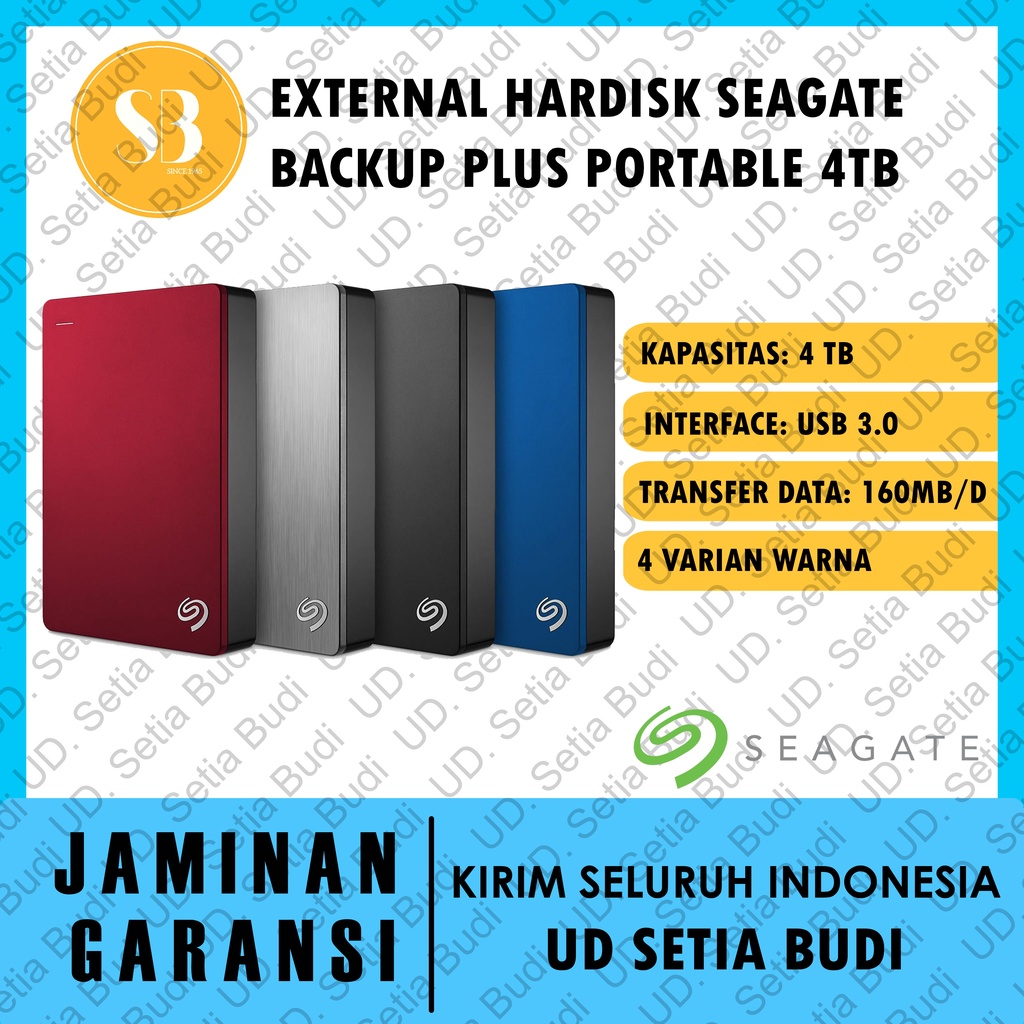 External Hardisk Seagate Backup Plus Portable 4TB