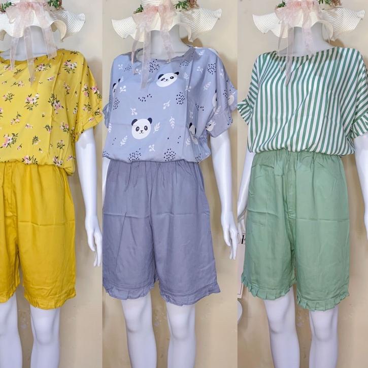 (Recomended) BABYDOLL RAYON PENDEK | SETELAN RAYON | BABYDOLL RUFFLE