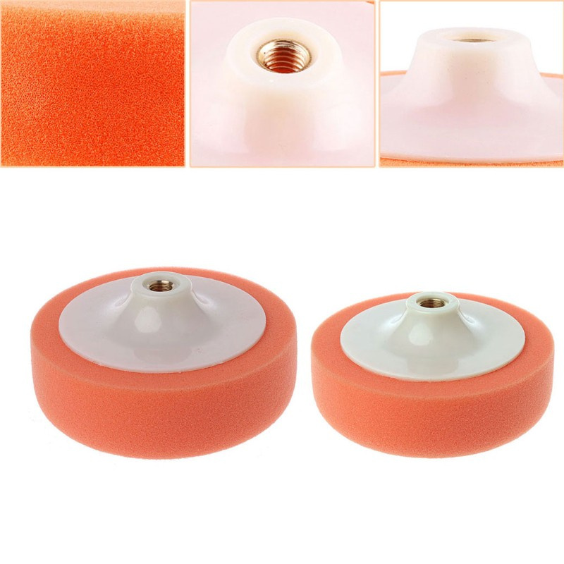 CRE  6 Inch 15cm Auto Car Polishing Buffing Polishing Pad Sponge Wheel Waxing Orange