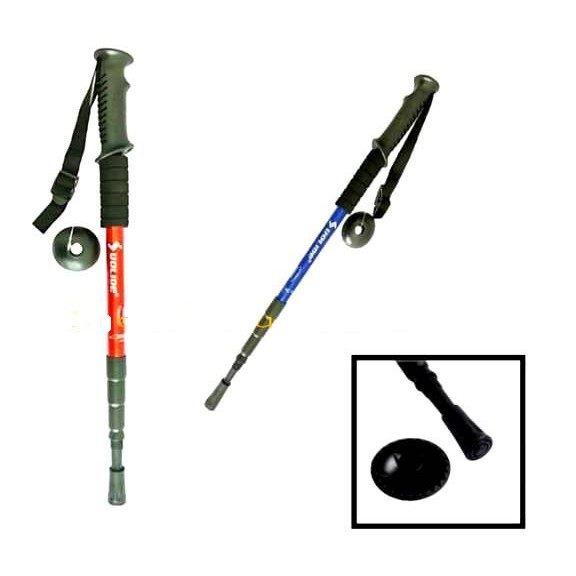 【Bisa COD】 Trekking Pole Handle bengkok` Tongkat Pendakian` Treking Trekpole Tracking Hiking Traking