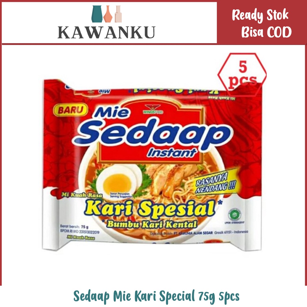 

Sedaap Mie Kari Special 75g 5pcs