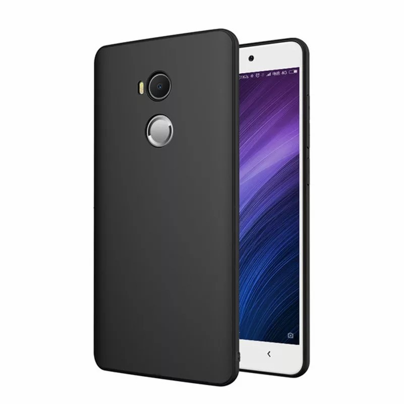 CASE XIAOMI REDMI 4 PRIME SOFT CASE MATTE BLACK DOFF SLIM FIT CASE