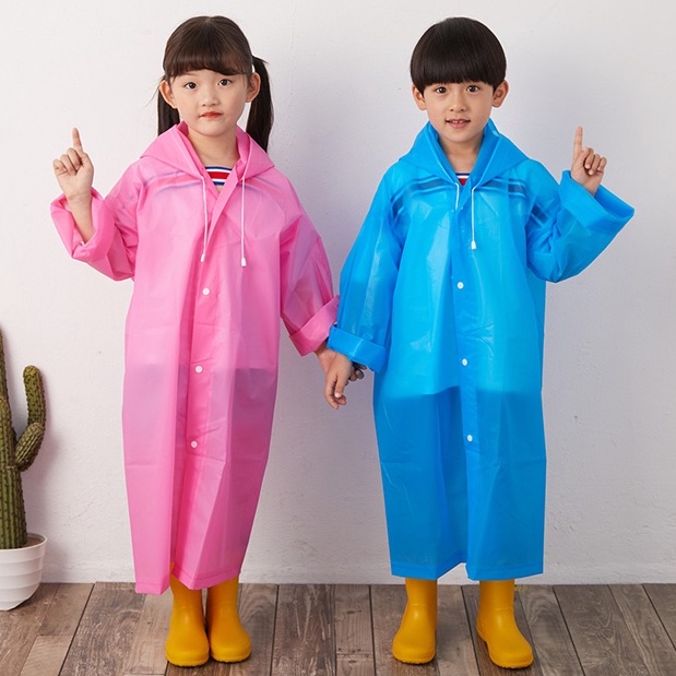 HayatiStore Jas Hujan Anak Eva Kids Raincoat Fashion Anak Trendy