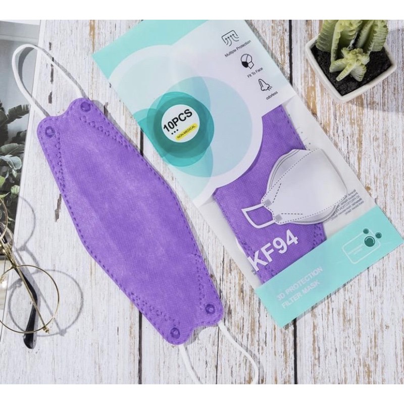 Masker KF94 Warna Ungu