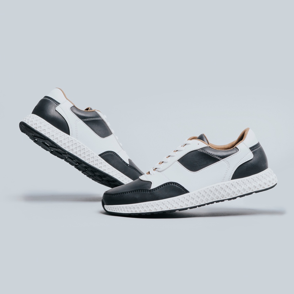 ACE WHITE ORIGINAL x LVNATICA Sepatu Sneakers Putih Putih Pria Kets Tali Casual Jalan Santai Hangout Main Nongkrong Kondangan Kuliah Sporty Distro Fashion Sport Shoes Semi Kulit Premium Skate Footwear Big Size Jumbo Ukuran Besar 44 Keren Terbaru Kekinian