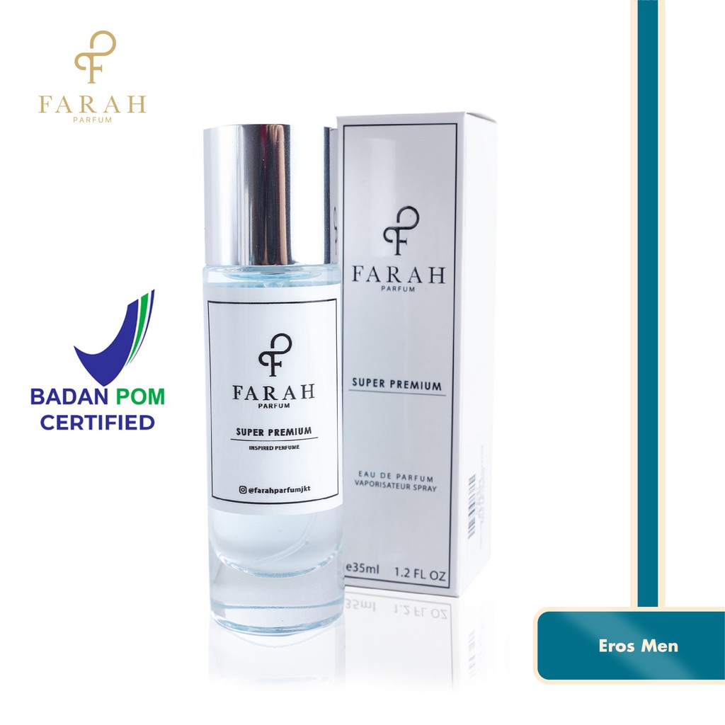 Eros Men Super Premium by Farah Parfum - Parfum Pria Tahan Lama - Best Seller No.2