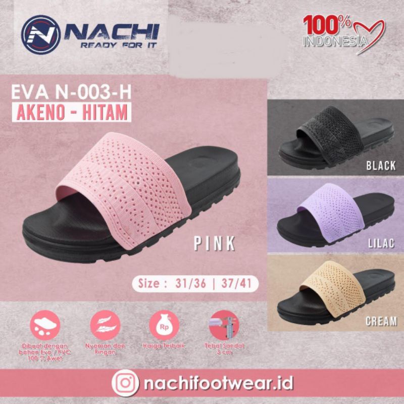 SANDAL SLOP RAJUT BEST SELLER NACHI N-003 (KNS)