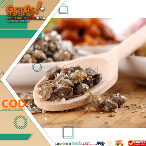 

penyedap rasa Italian Salted Caper Capers 100gr Repack Buah Caper Dalam Garam Salt