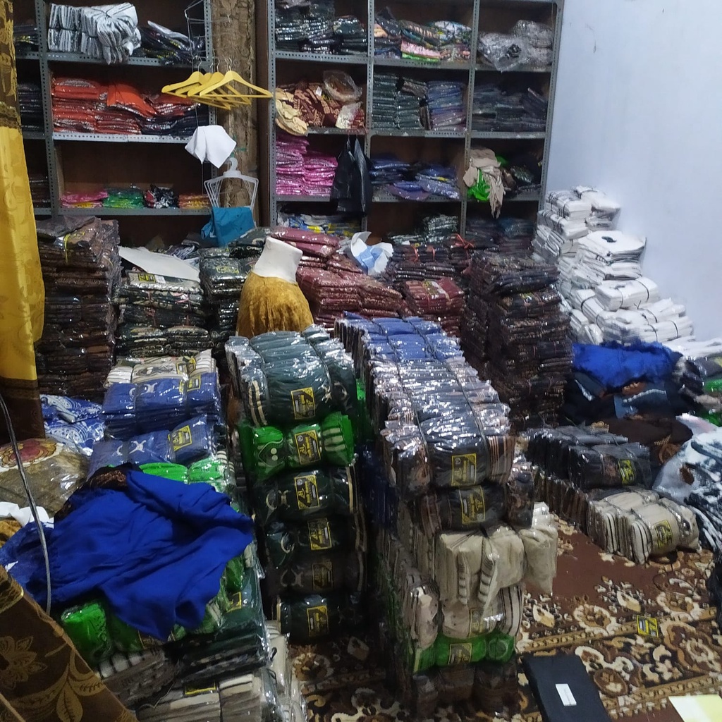 SORBAN YAMAN TEROMPAH GARIS BAHAN RAYON HALUS DAN LEBIH TEBAL