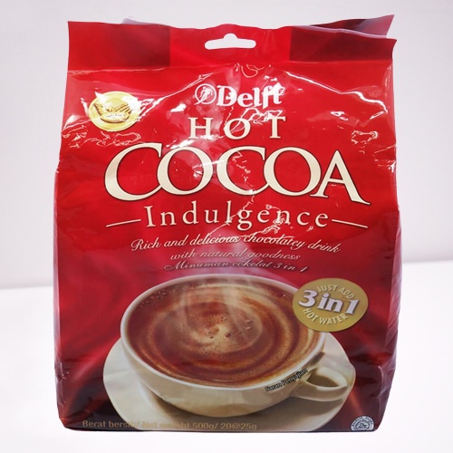 

Delfi Minuman Coklat 3 in 1 Hot Cocoa 20x25g