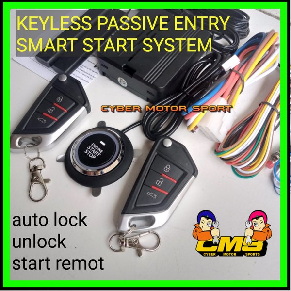 Keyless sistem starter mobil tanpa kunci mobil Toyota avanza . start