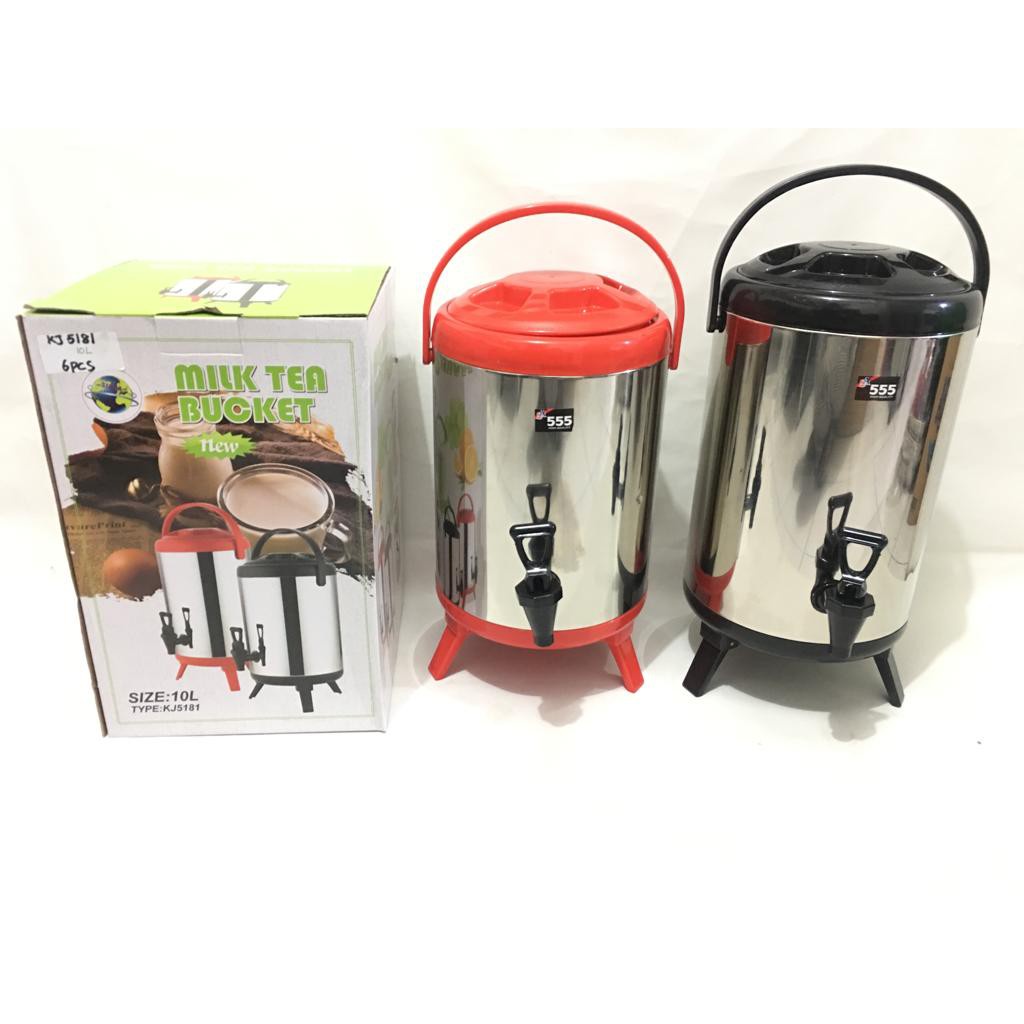 Water Jug Milk Tea Bucket Stainless Steel