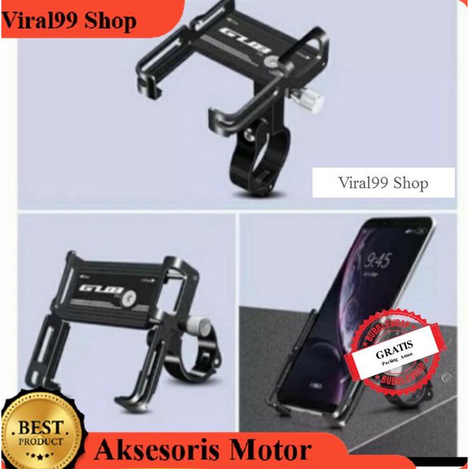 GuB P10 Holder Handphone Stang Sepeda Motor PCX ADV CB150R VERZA viral99 Diminati Banget