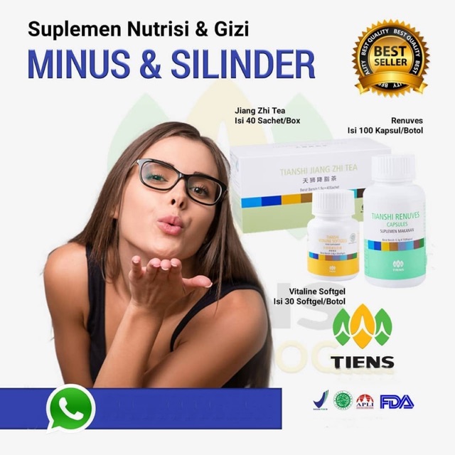Paket Mata Minus Tiens