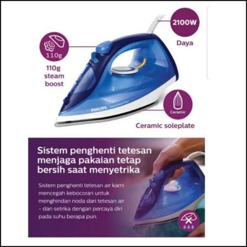 Philips Setrika Uap Gc2145 / Philips Sterika Seterika Gc 2145