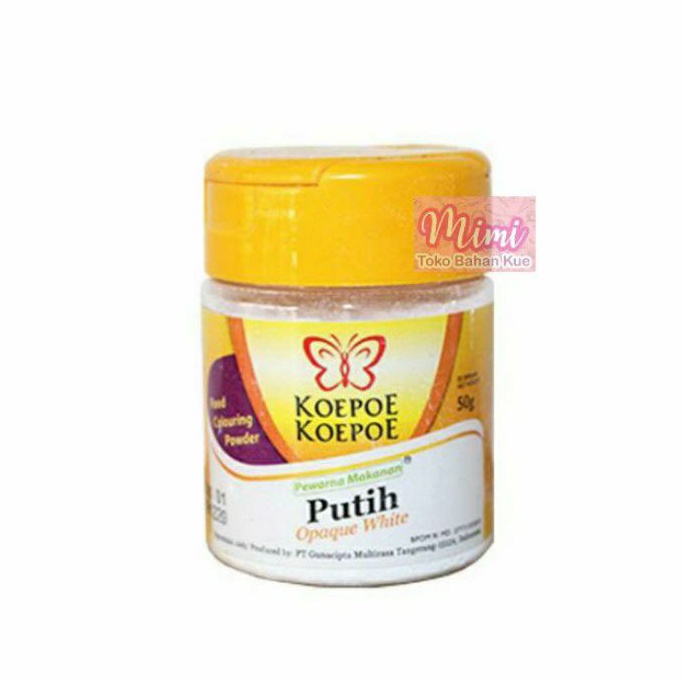 

Pewarna Putih Opaque Koepoe2 50gr