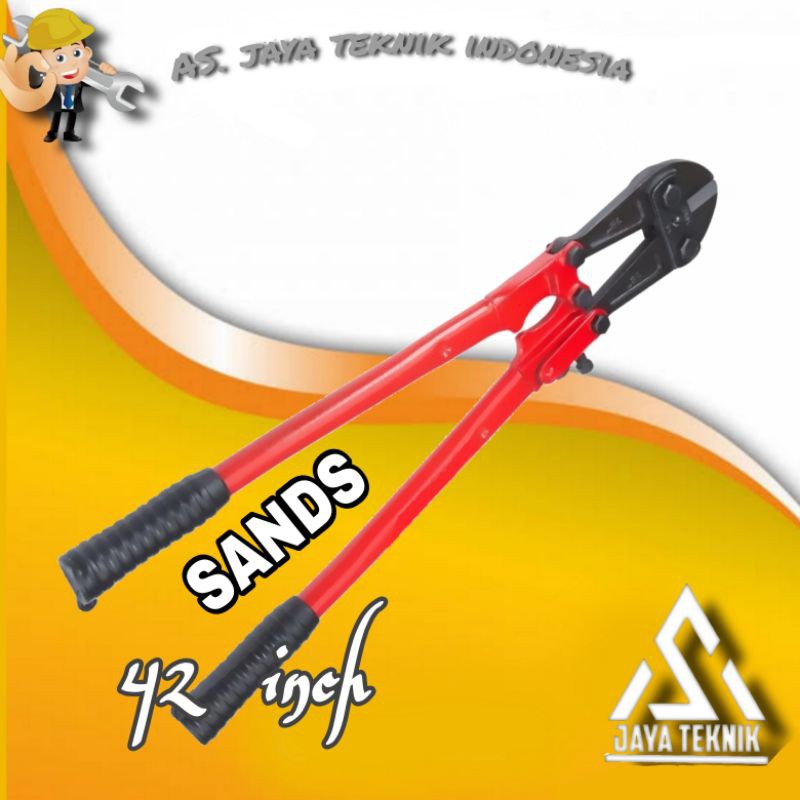 (AS) gunting pemotong kawat besi beton 42 inch - bolt cutter sands manual