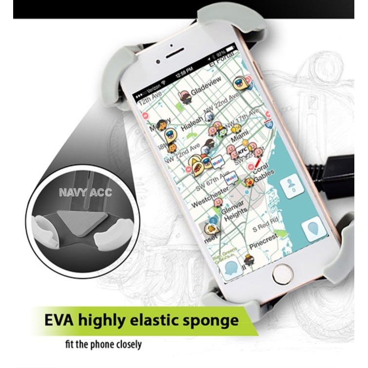 Holder Motor - Dudukan Hp Motor - Holder Robot Motor - Anti Jatuh