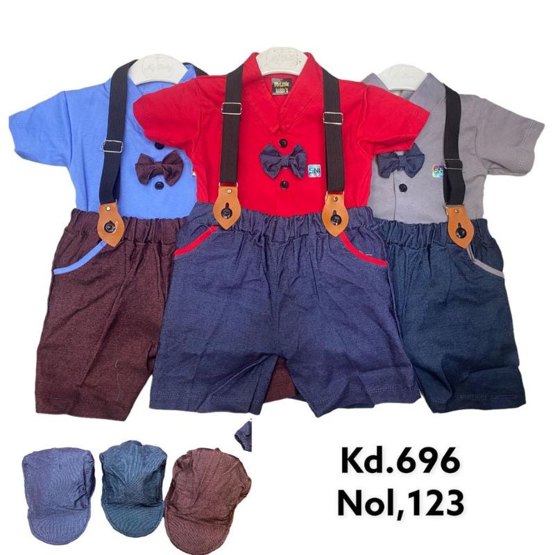 SETELAN KEMEJA BAJU KODOK ANAK LAKI-LAKI IMPORT MURAH KEMEJA TALI