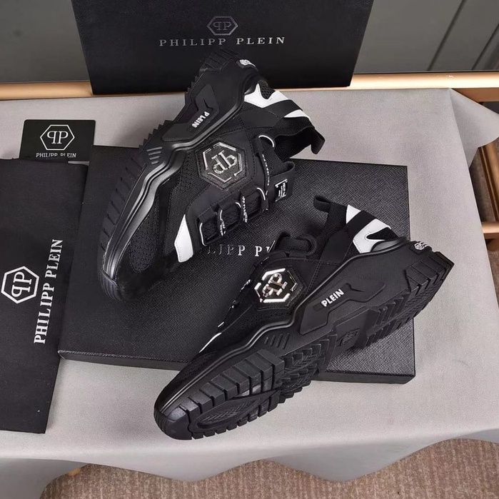 sepatu phillipp plein sneaker pria mirror sepatu pp cowok new top branded p1shoes