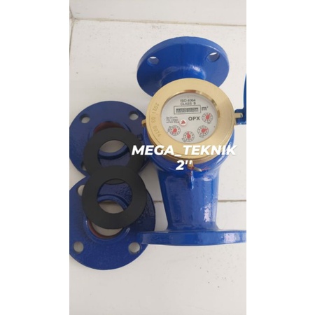 Water Meter  Meteran Air OPX Double Flange 2"Inchi