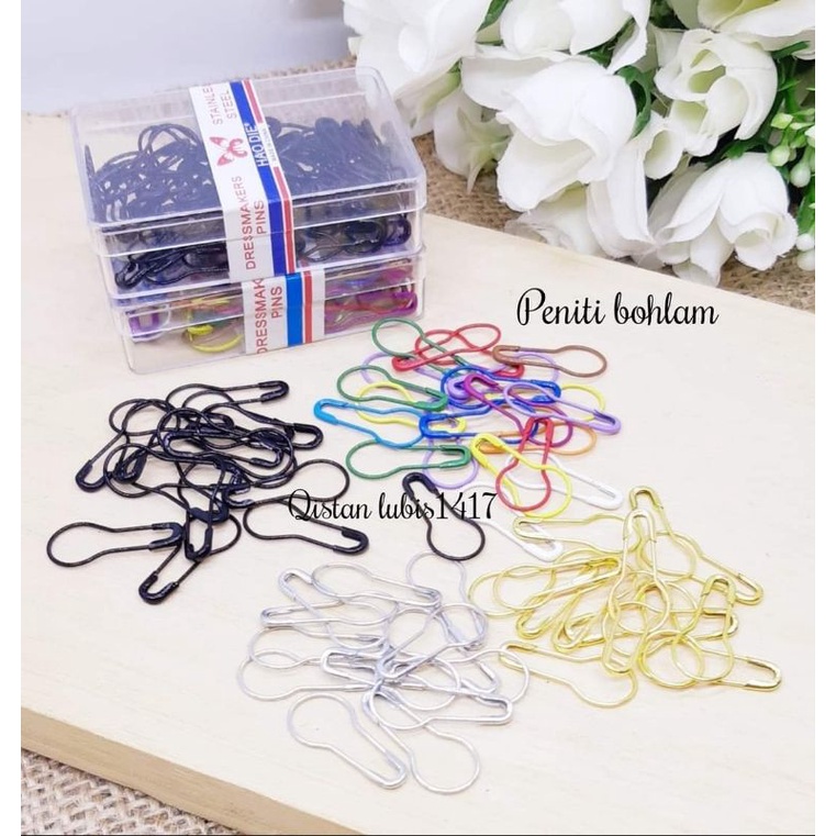 80 pcs dan 100pcs Peniti bohlam