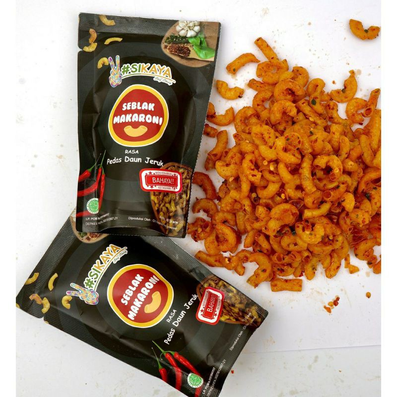 SIKAYA Makaroni Seblak Macaroni Daun Jeruk