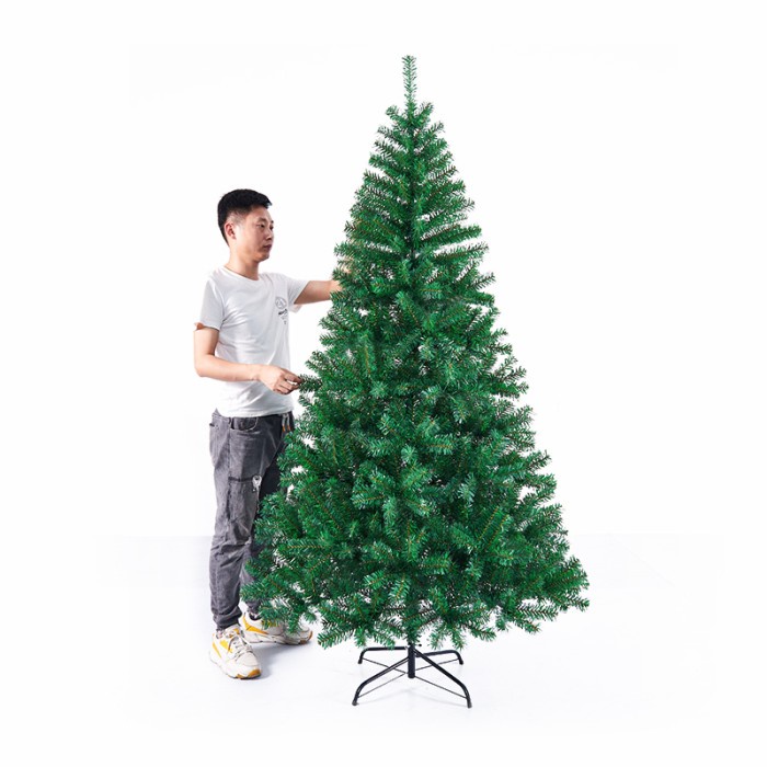 Pohon Natal PP PVC Murah Christmas Tree 2 meter Murah Dekorasi Natal GROSIR Pohon Natal Murah 60CM 90CM 120CM 150CM