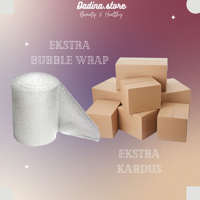 

Tambahan Bubble Warp & Tambahan Kardus