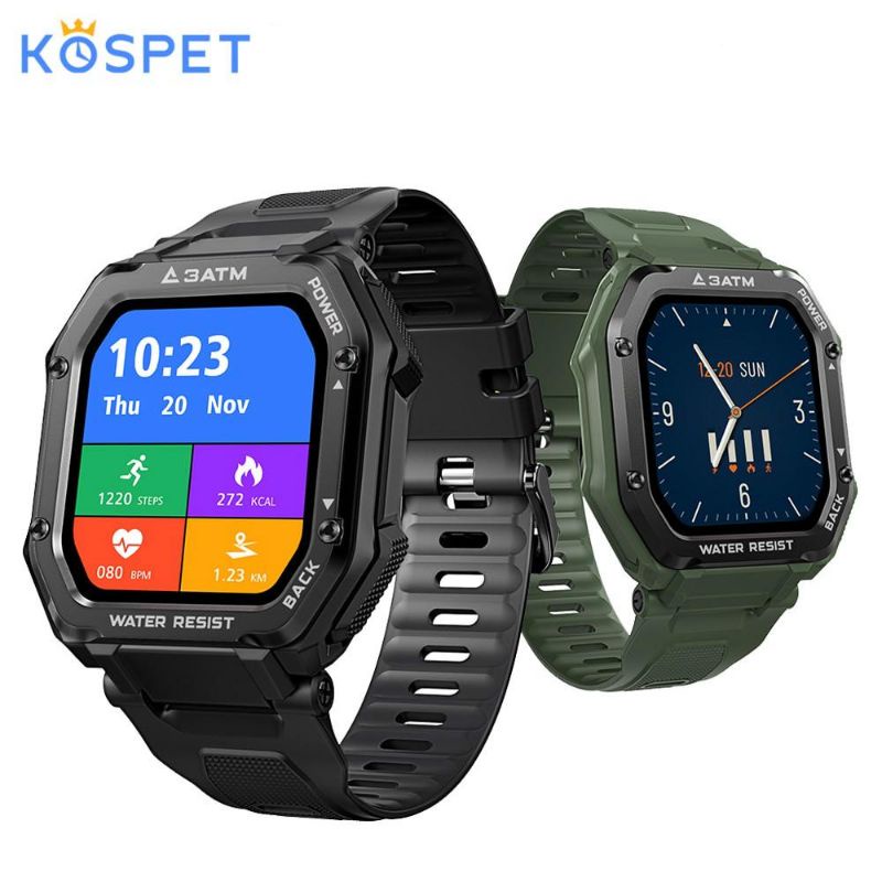 Kospet Rock Smart Watch for Men Women Sports Watches 3ATM Waterproof Watch