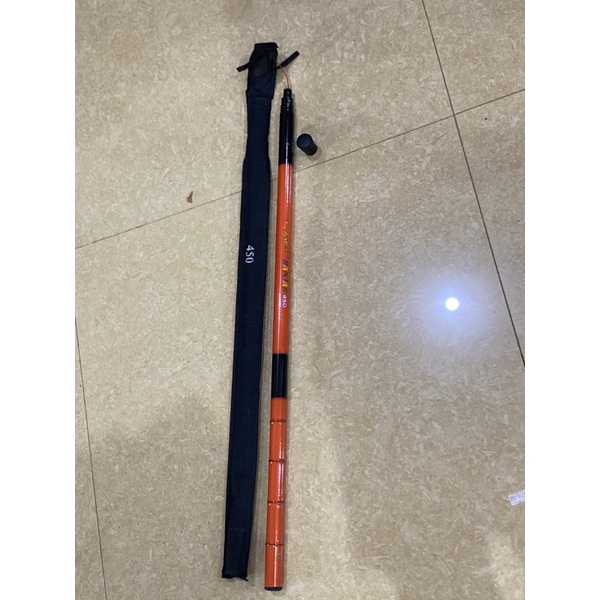 Joran Pancing Tegek Harrow 360cm / 450cm / 540cm Bahan Fiber-BANJAR 450