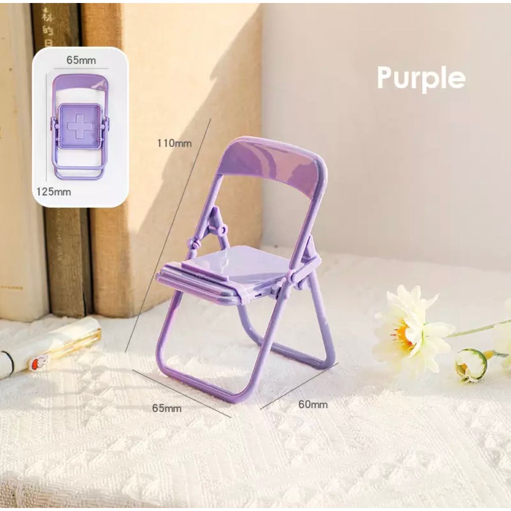 STAND HOLDER HP MODEL KURSI MACARON - PHONE HOLDER HP KURSI LIPAT