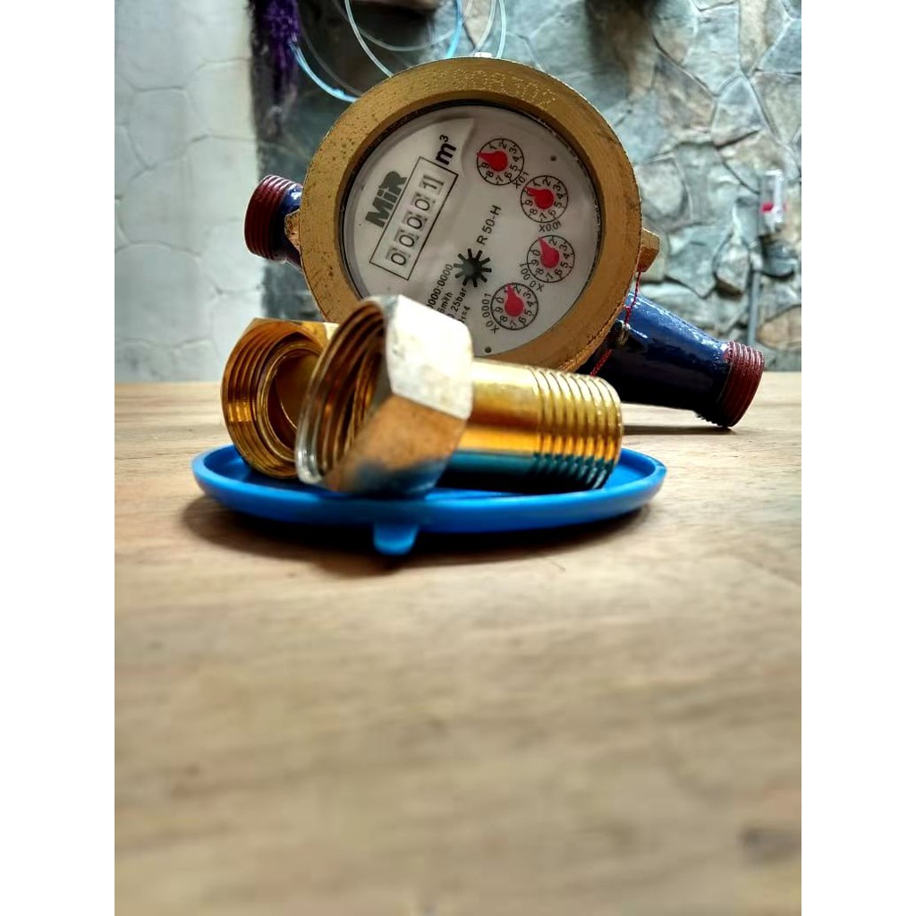Meteran Air Besi Water Meter Besi SNI Untuk PDAM 1/2 inci