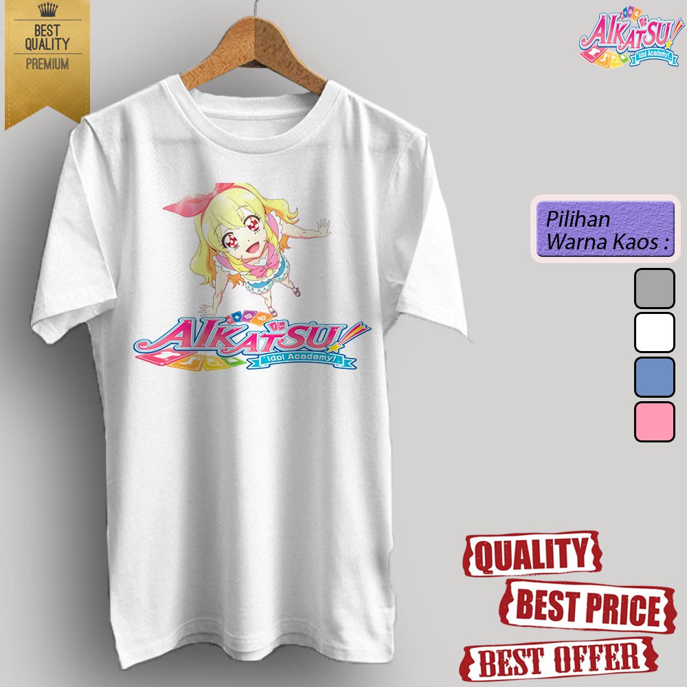 kaos t-shirt baju anime aikatsu 02